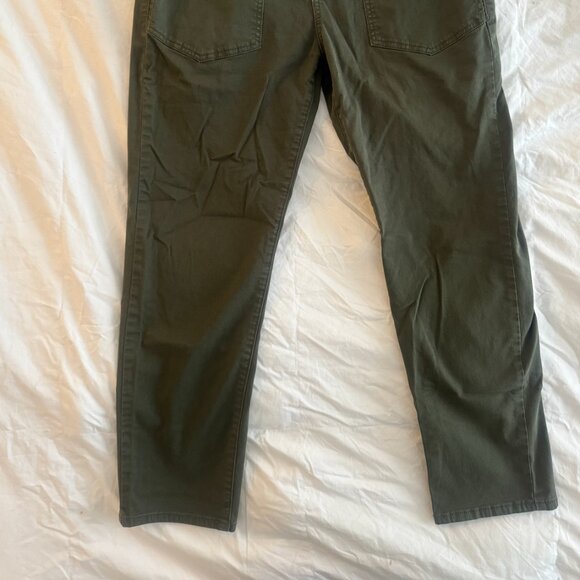 Veronica Beard Arya Cargo Straight-Leg Pants | Army Green | Size 28 - Picture 7 of 9